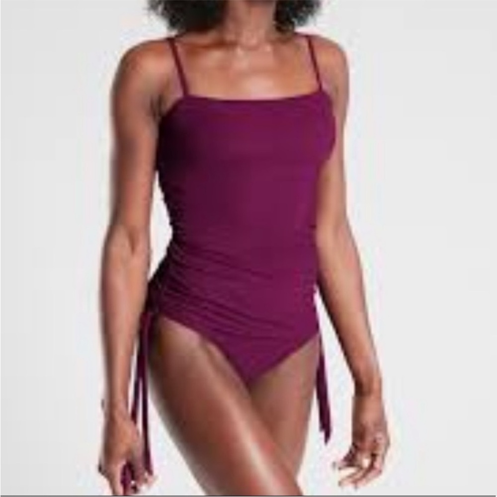 Athleta Purple Women's One Piece Swimsuit